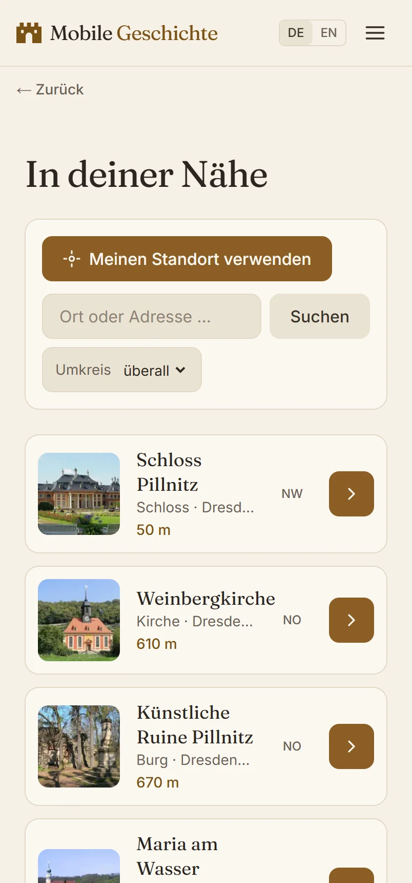 In deiner Nähe